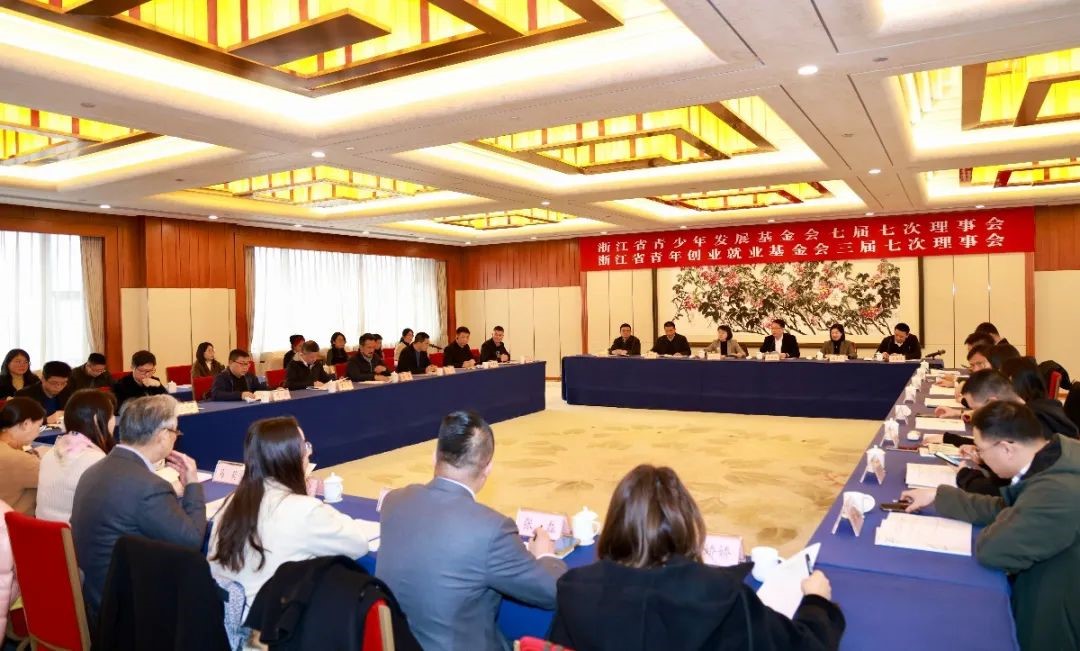 浙江省青少年发展基金会召开七届七次理事会议